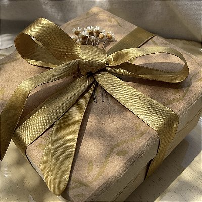 Embalagem para presente especial.