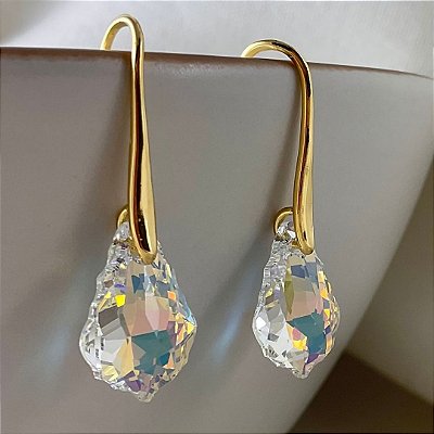 Brincos Glanz boreal ( cristal austríaco )