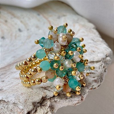 Anel “Azuis de Nuweiba”.