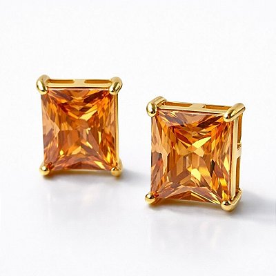 Brincos “Luci Di Sorrento” ( zircônia champanhe )