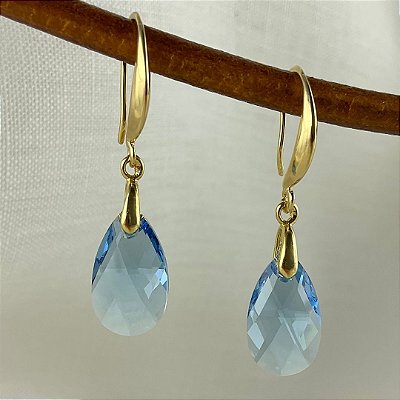 Brincos “Acqua Di Mare” ( cristal austríaco )