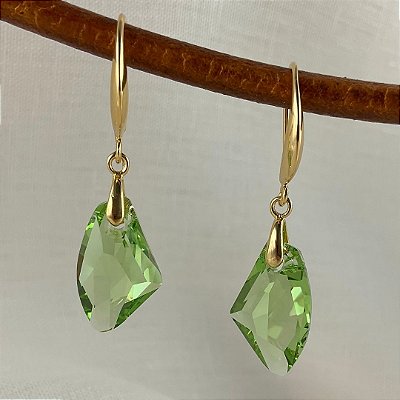 Brincos “Verde di Ravello” ( cristal austríaco)