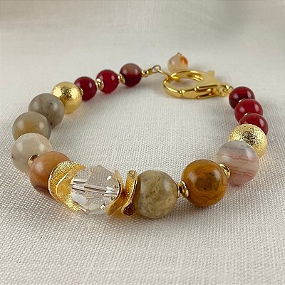 Pulseira “Tramonto di Atrani” ( Ágata )