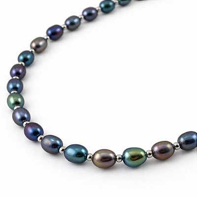 Colar “Notte Di Positano” ( pérolas barrocas )