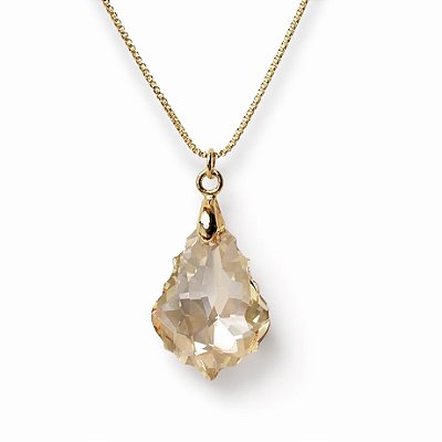Corrente Glanz golden shadow ( cristal austríaco barroco )