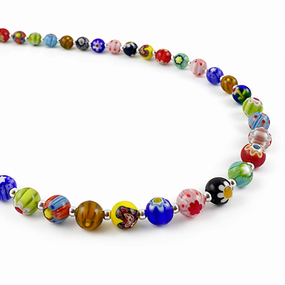 Colar Millefiori