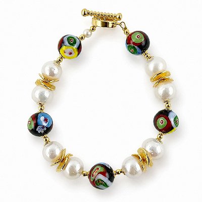 Pulseira Perle Millefiori