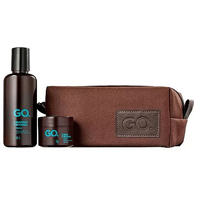 Kit Shampoo e Balm Fresh + Necessaire GO