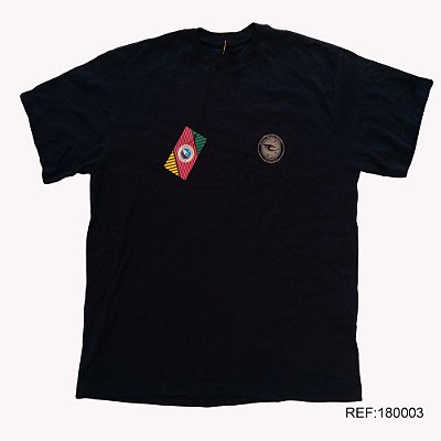 Camiseta Masculina Fio 30 Penteado Wbs 180003 Azul Marinho
