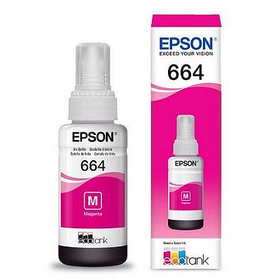Refil tinta Epson T664320 magenta original