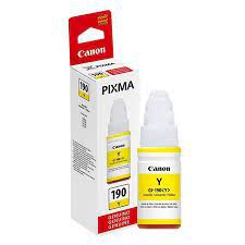 Refil tinta Canon GI190 amarelo original