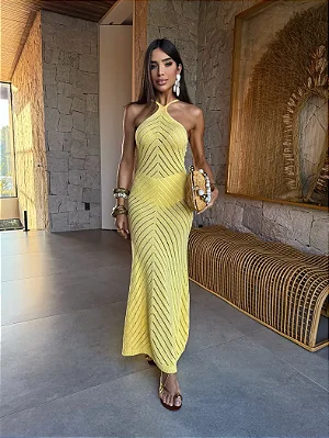 VESTIDO SOLYMAR AMARELO