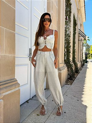 CONJUNTO STRIPES AQUA