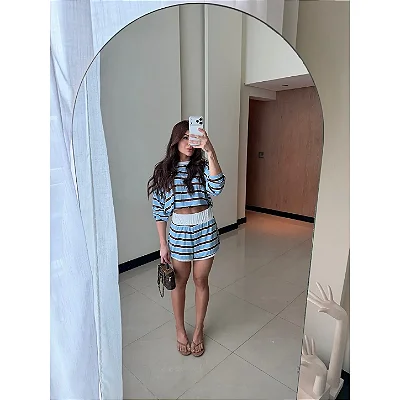 MICRO SHORT LUNA AZUL