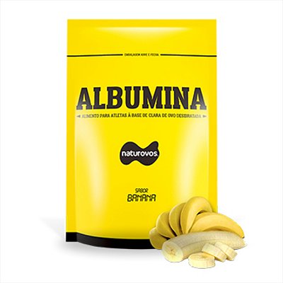 Albumina Banana Naturovos - 500g