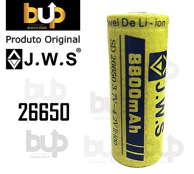 Bateria recarregável 26650 8800mAh 4.2v LI-ION