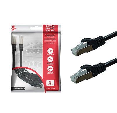 Cabo De Rede Ethernet Patch Cord Cat6 FTP
