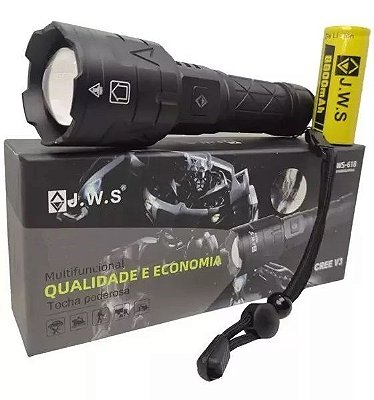 Lanterna de LED Super Forte 26650 8800mAh