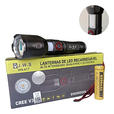 Lanterna Tática Led Laser V3 2.0 Qualidade Premium