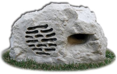 Caixa Pedra Para Som de Jardim 150W 8''
