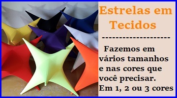 Estrela em tecido