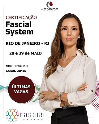 Formação Fascial System para FISIOTERAPEUTAS E PROF. EDUCAÇÃO FÍSICA em RIO DE JANEIRO (MAIO 2026)