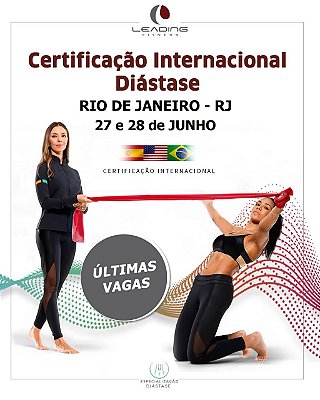 Certificação Diástase Abdominal no Rio de Janeiro - RJ em JUNHO de 2026