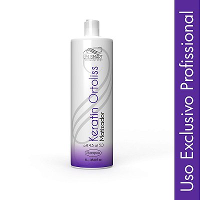 Shampoo Anti Resíduo para cabelos loiros Ortoliss Matizador 1000ml