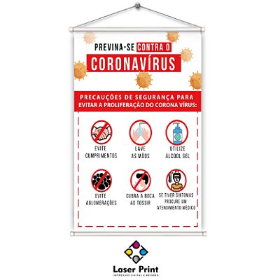  Banner Covid-19 - Medidas de Prevenção conta o Coronavírus.