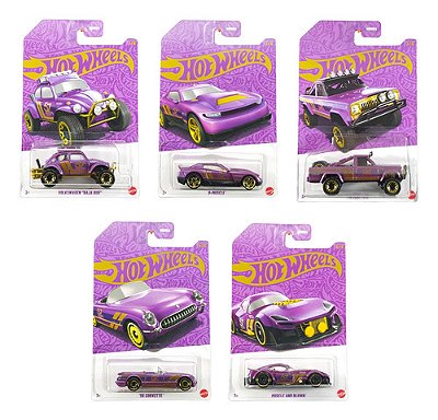 Hot Wheels Temáticos Aniversario 57 Anos Set C/ 05 Hdh54