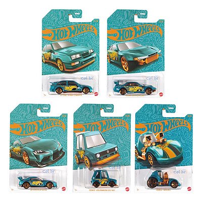 Hot Wheels Temáticos Aniversario 56 Anos 2nd Set C/ 05 Hdh54
