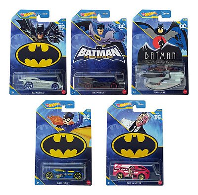 Hot Wheels Temáticos Batman 2023 2º Lote Set C/ 05 Hdg89