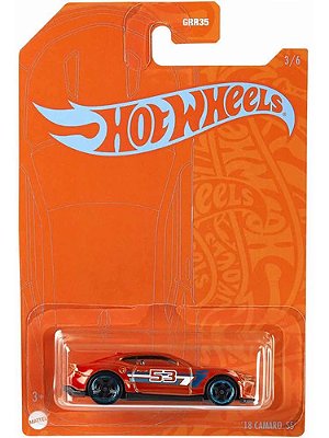 Hot Wheels Laranja E Azul ´18 Camaro Ss Grr18