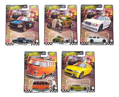 Hot Wheels Premium Boulevard 111 A 115 Set C/ 05 Gjt68