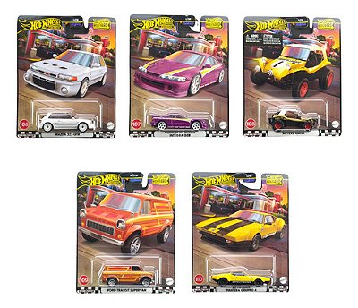 Hot Wheels Premium Boulevard 106 A 110 Set C/ 05 Gjt68