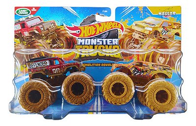 Hot Wheels Monster Trucks C/ 02 Land Rover Vs Town Hauler