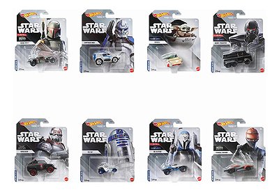 Hot Wheels Character Cars Star Wars Set C/ 08 Hhb74