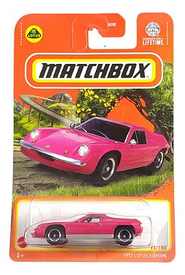 Matchbox 1972 Lotus Europa Hvl80 2024
