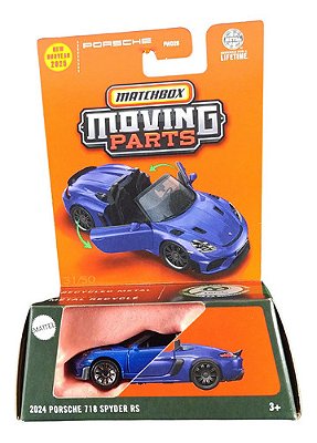 Matchbox Moving Parts 2024 Porsche 718 Spyder Rs Jbw72