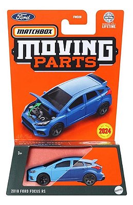 Matchbox Moving Parts 2018 Ford Focus Rs Hvm82