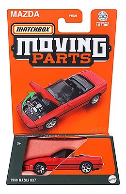 Matchbox Moving Parts 1988 Mazda Rx7 Hvn06