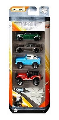 Matchbox - Pack C/ 5 - Top Gun Maverick - Grf43 - Mattel