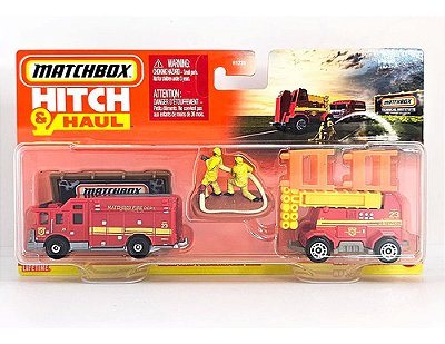 Matchbox Hitch & Haul Mbx Fire Rescue Bombeiro