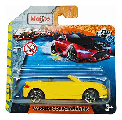 Maisto Fresh Metal 1:64 Audi Tt Roadster Amarelo