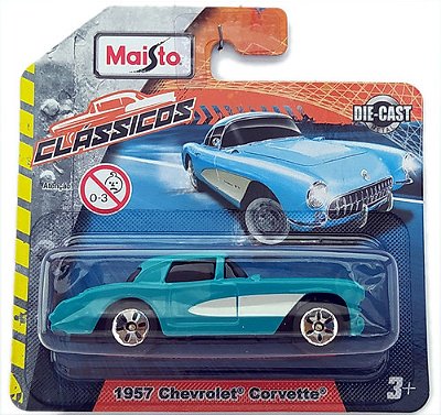 Maisto Fresh Metal 1:64 1957 Chevrolet Corvette