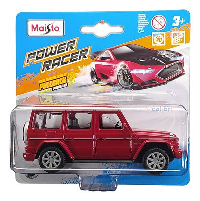 Maisto Power Racer 1:43 2018 Mercedes-benz G-class Vermelho