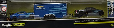 Maisto Design Team Haulers 1:64 Silverado & Camaro Ss