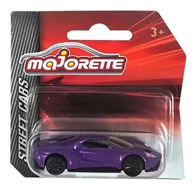 Majorette Street Cars 1:64 Ford Gt Roxo