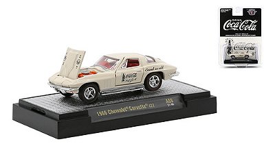 Miniatura M2 Machines 1:64 1966 Chevrolet Corvette 427 Coca