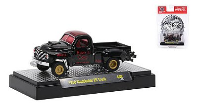 Miniatura M2 Machines 1:64 1950 Studebaker 2r Truck Coca